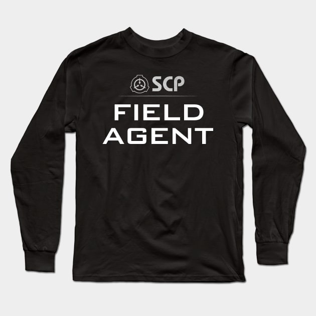 SCP Foundation Field Agent Long Sleeve T-Shirt by Opal Sky Studio